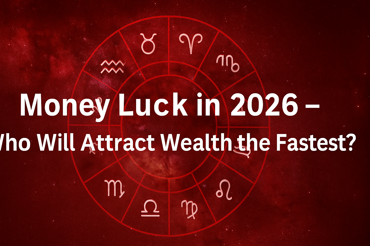 πΈ Money Luck in 2026 β Who Will Attract Wealth the Fastest? πΈ Money Luck in 2026 β Who Will Attract Wealth the Fastest?