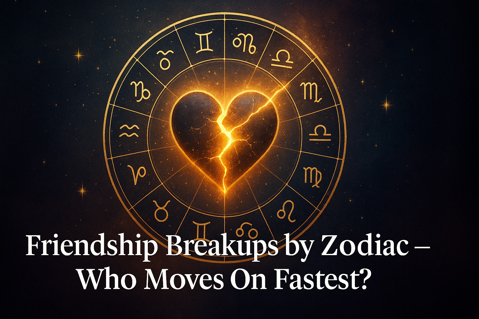 💔Friendship Breakups by Zodiac — Who Moves On Fastest? 💔Friendship Breakups by Zodiac — Who Moves On Fastest?