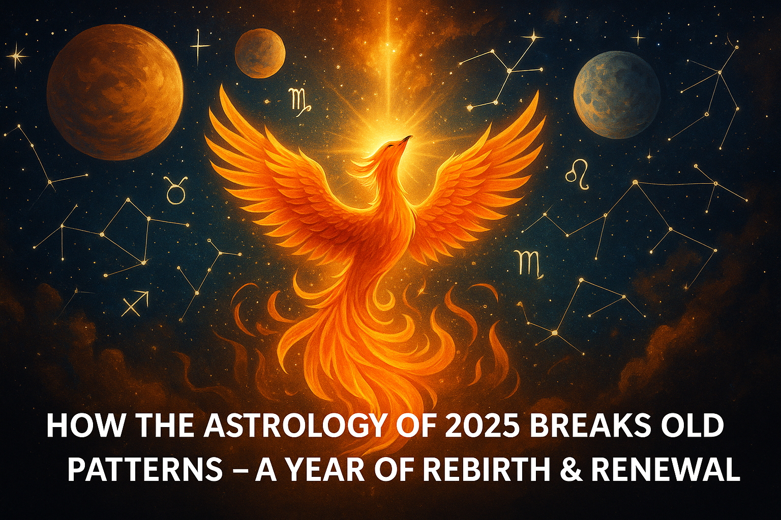 ๐ How the Astrology of 2025 Breaks Old Patterns โ A Year of Rebirth & Renewal ๐ How the Astrology of 2025 Breaks Old Patterns โ A Year of Rebirth & Renewal