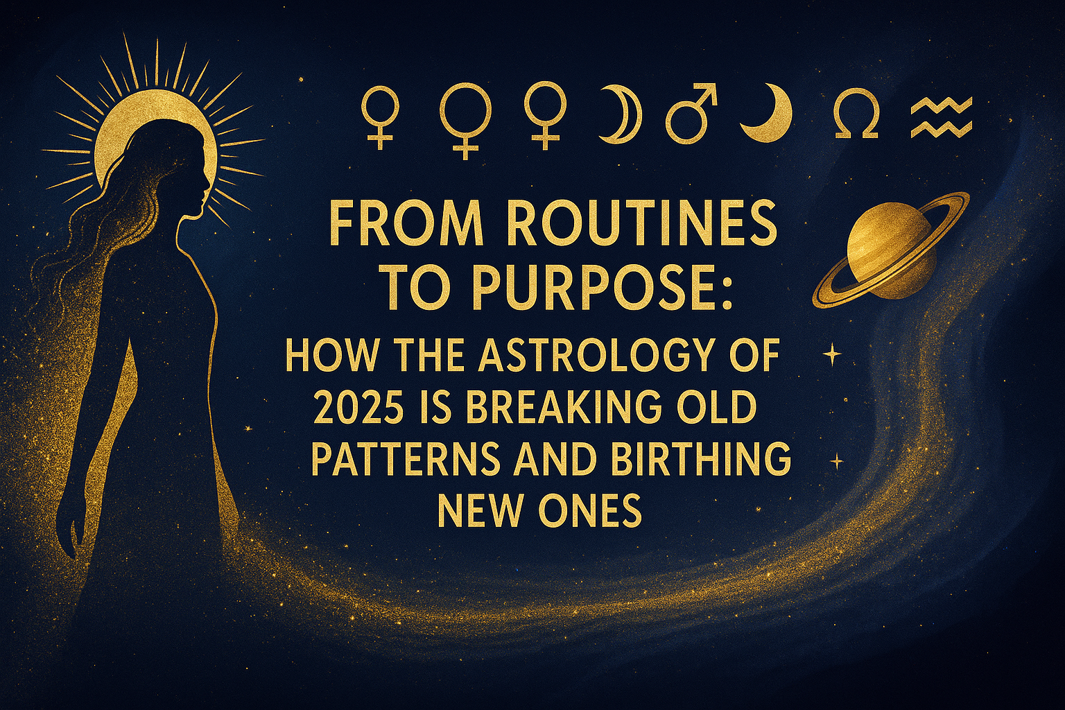 🌞 From Routines to Purpose: How the Astrology of 2025 Is Breaking Old Patterns and Birthing New Ones