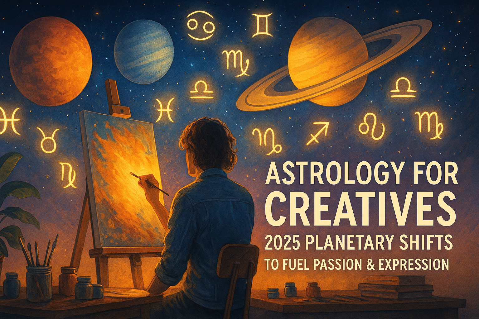 🎨 Astrology for Creatives: Using 2025 Planetary Shifts to Fuel Passion, Projects & Expression