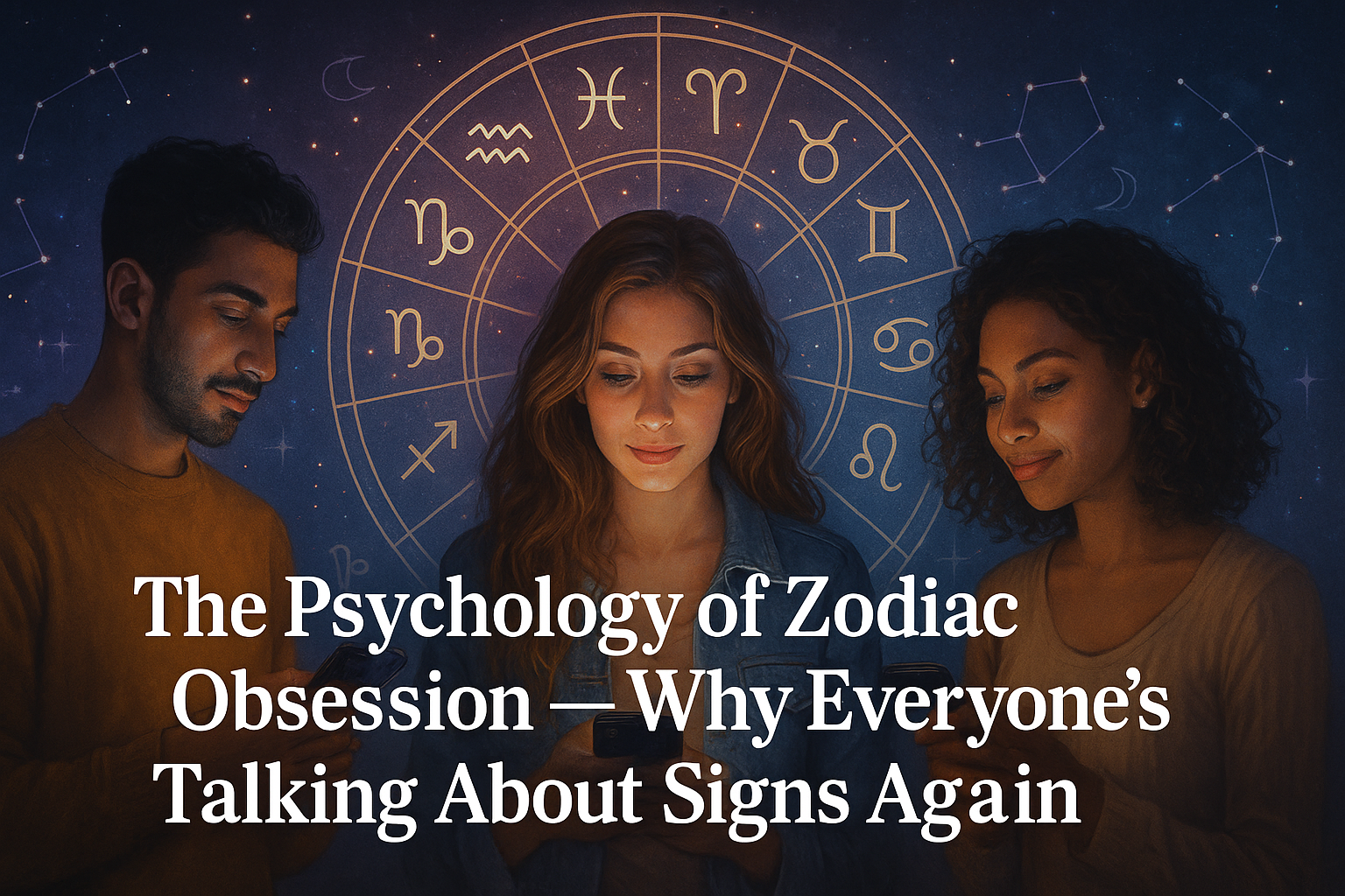 ๐ The Psychology of Zodiac Obsession โ Why Everyoneโs Talking About Signs Again ๐ The Psychology of Zodiac Obsession โ Why Everyoneโs Talking About Signs Again