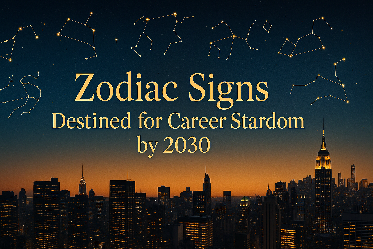 π Zodiac Signs Destined for Career Stardom by 2030 π Zodiac Signs Destined for Career Stardom by 2030