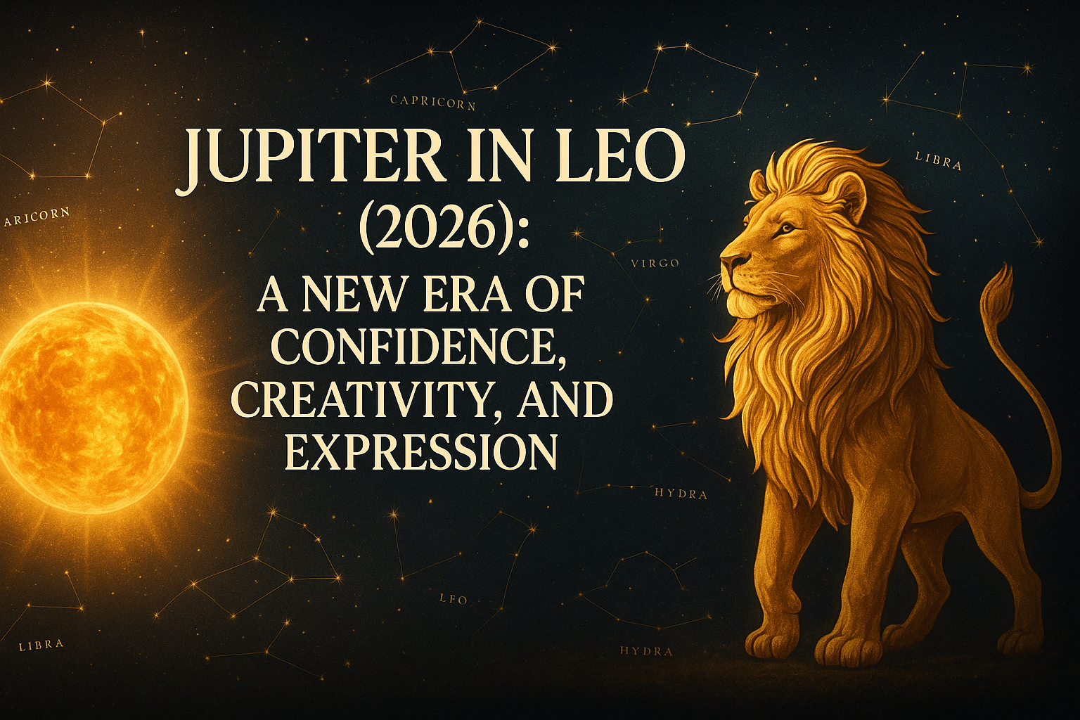 π Jupiter in Leo (2026): A New Era of Confidence, Creativity, and Expression π Jupiter in Leo (2026): A New Era of Confidence, Creativity, and Expression