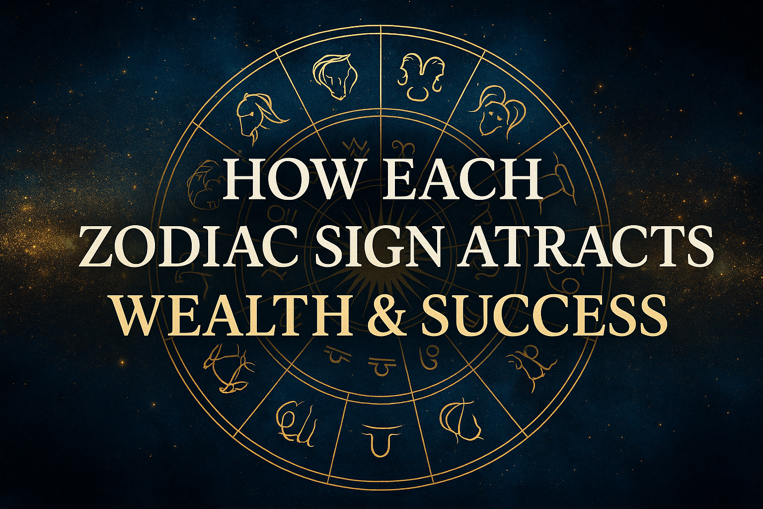 ๐ซ How Each Zodiac Sign Attracts Wealth and Success ๐ซ How Each Zodiac Sign Attracts Wealth and Success