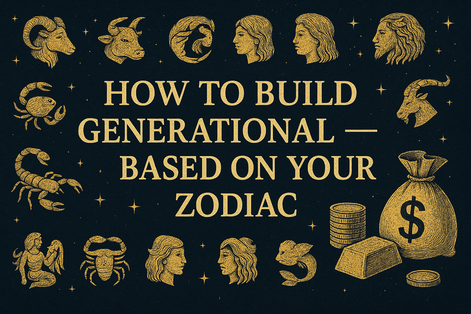 π How to Build Generational Wealth β Based on Your Zodiac π How to Build Generational Wealth β Based on Your Zodiac
