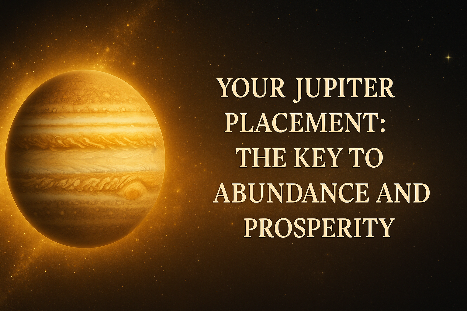 ๐ Your Jupiter Placement: The Key to Abundance and Prosperity ๐ Your Jupiter Placement: The Key to Abundance and Prosperity