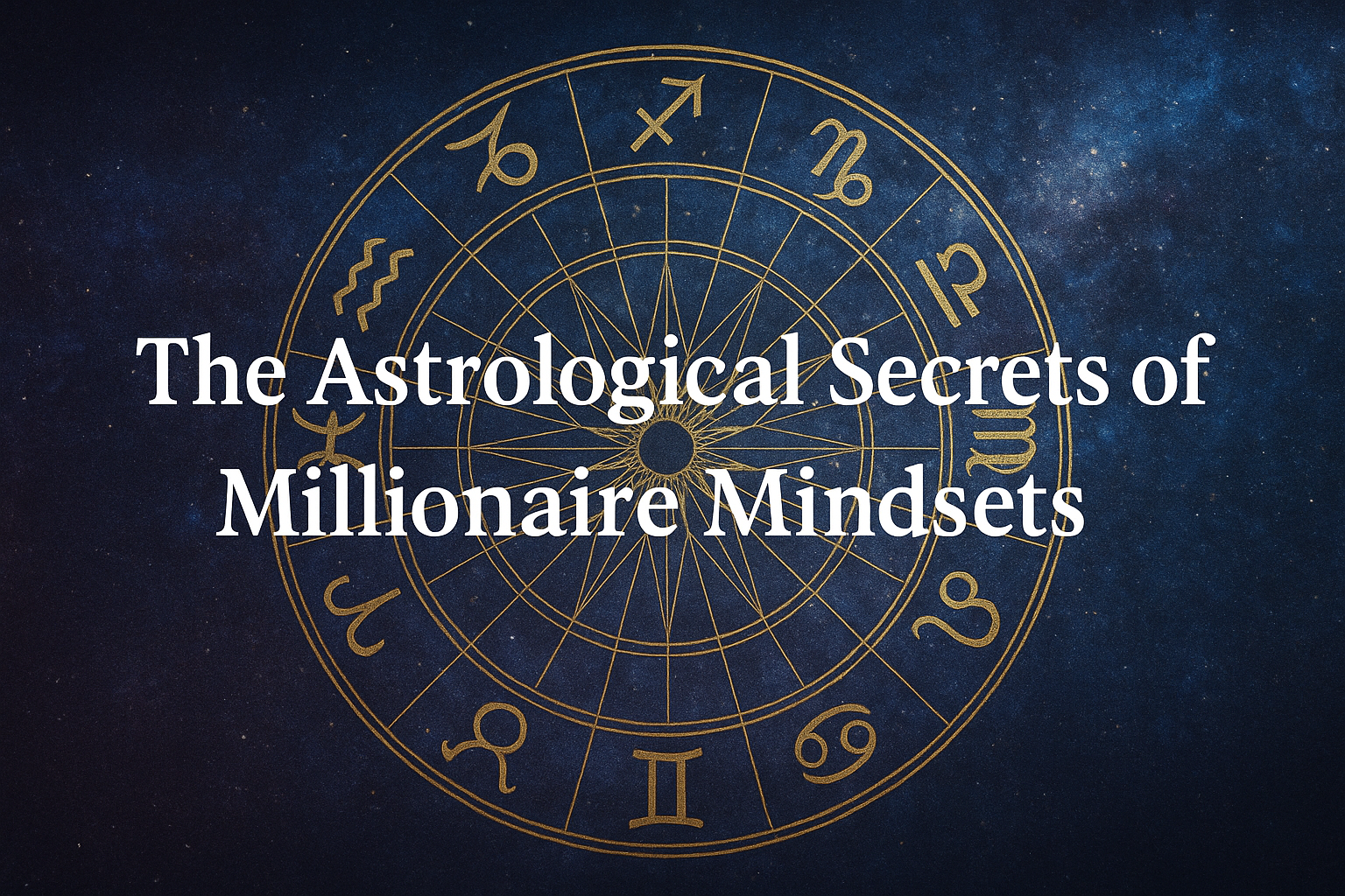 💰 The Astrological Secrets of Millionaire Mindsets