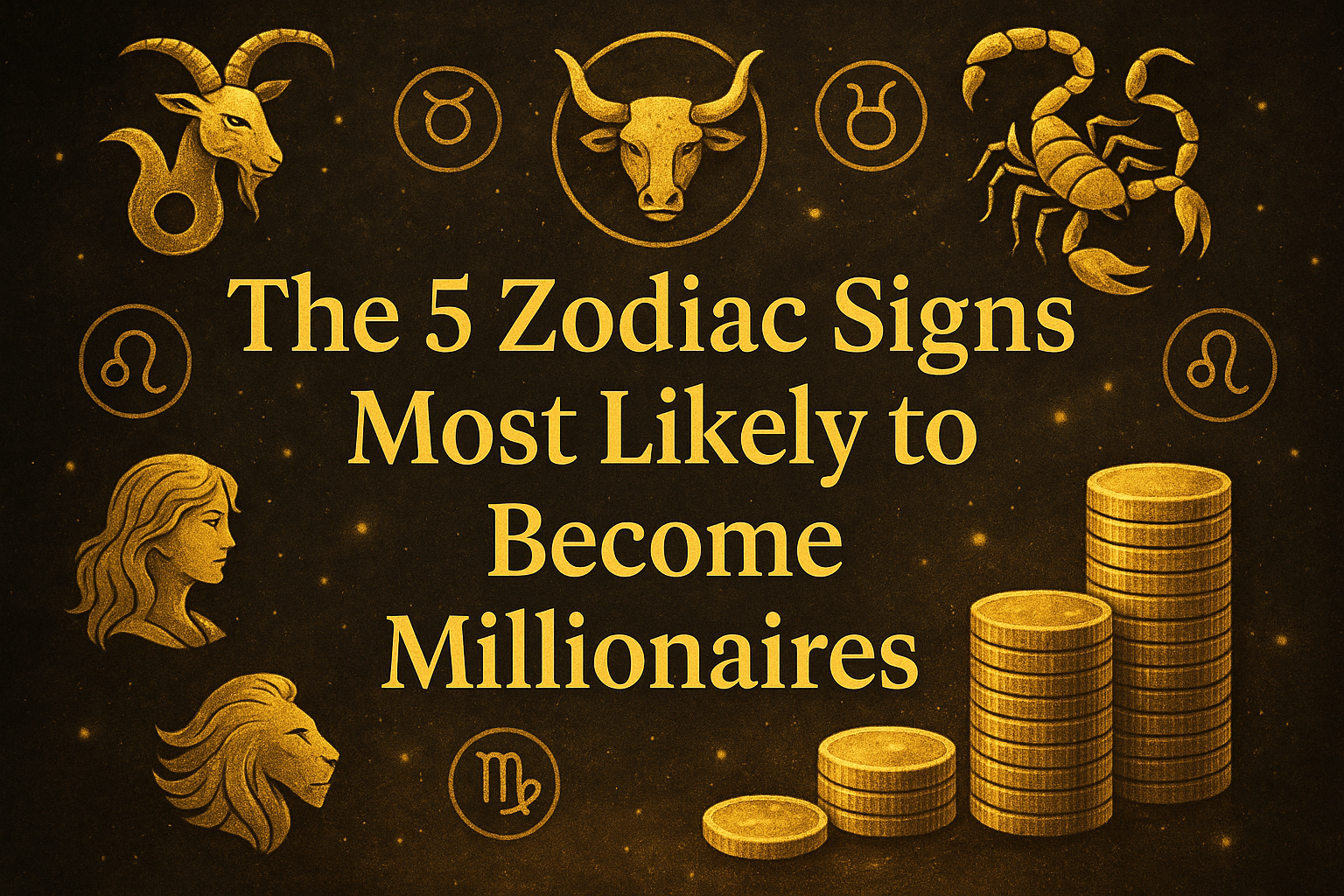 π The 5 Zodiac Signs Most Likely to Become Millionaires π The 5 Zodiac Signs Most Likely to Become Millionaires