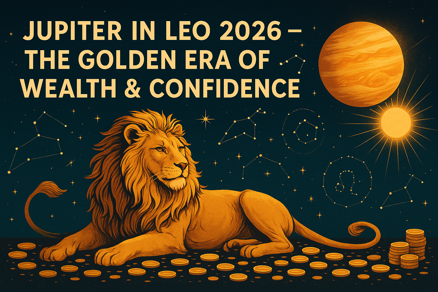π Jupiter in Leo 2026 β The Golden Era of Wealth & Confidence π Jupiter in Leo 2026 β The Golden Era of Wealth & Confidence