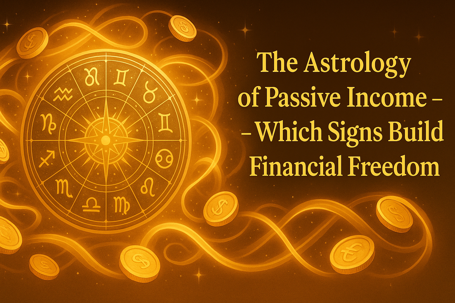 The Astrology of Passive Income β Which Signs Build Financial Freedom The Astrology of Passive Income β Which Signs Build Financial Freedom