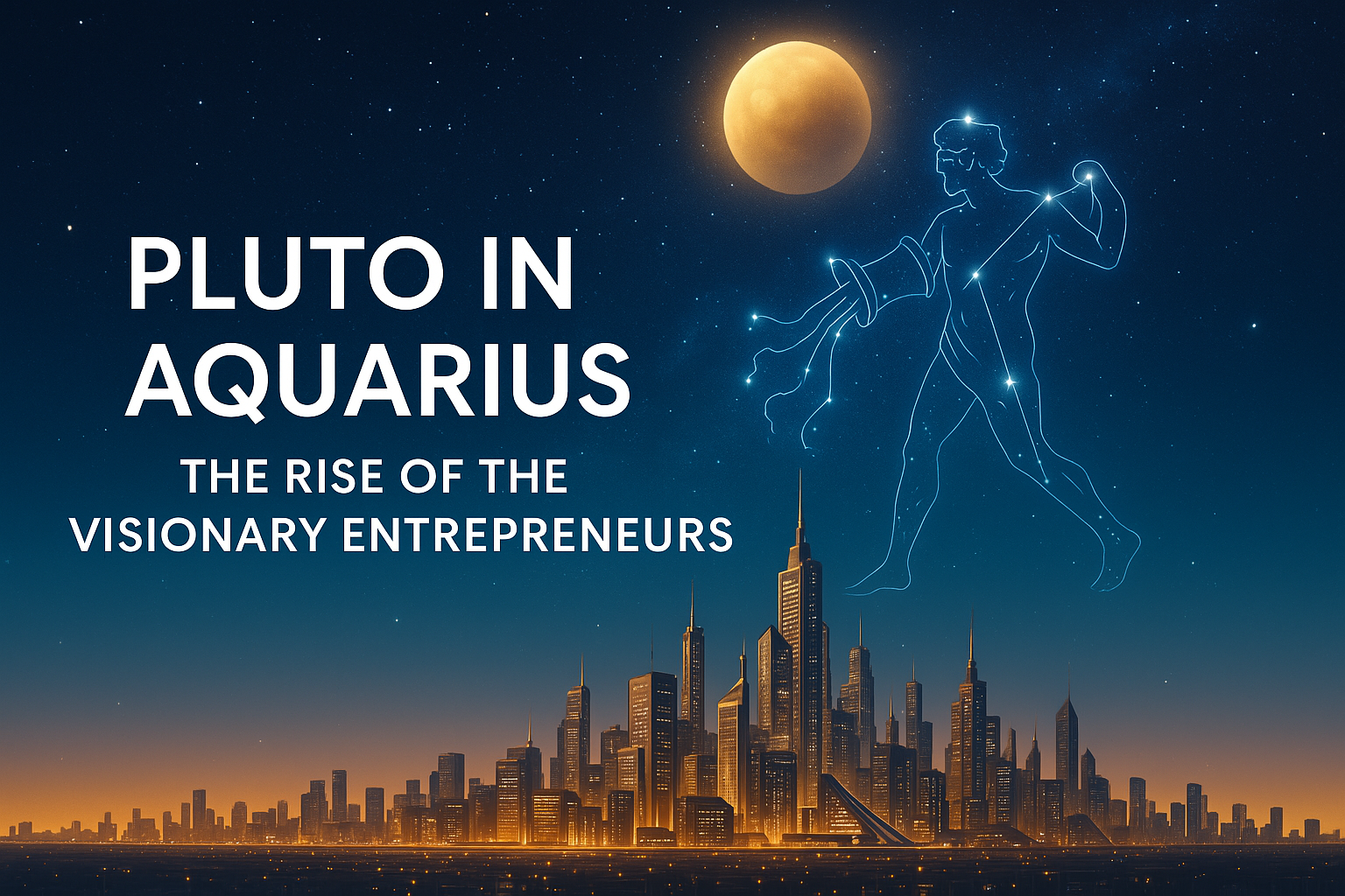 Pluto in Aquarius: The Rise of the Visionary Entrepreneurs Pluto in Aquarius: The Rise of the Visionary Entrepreneurs