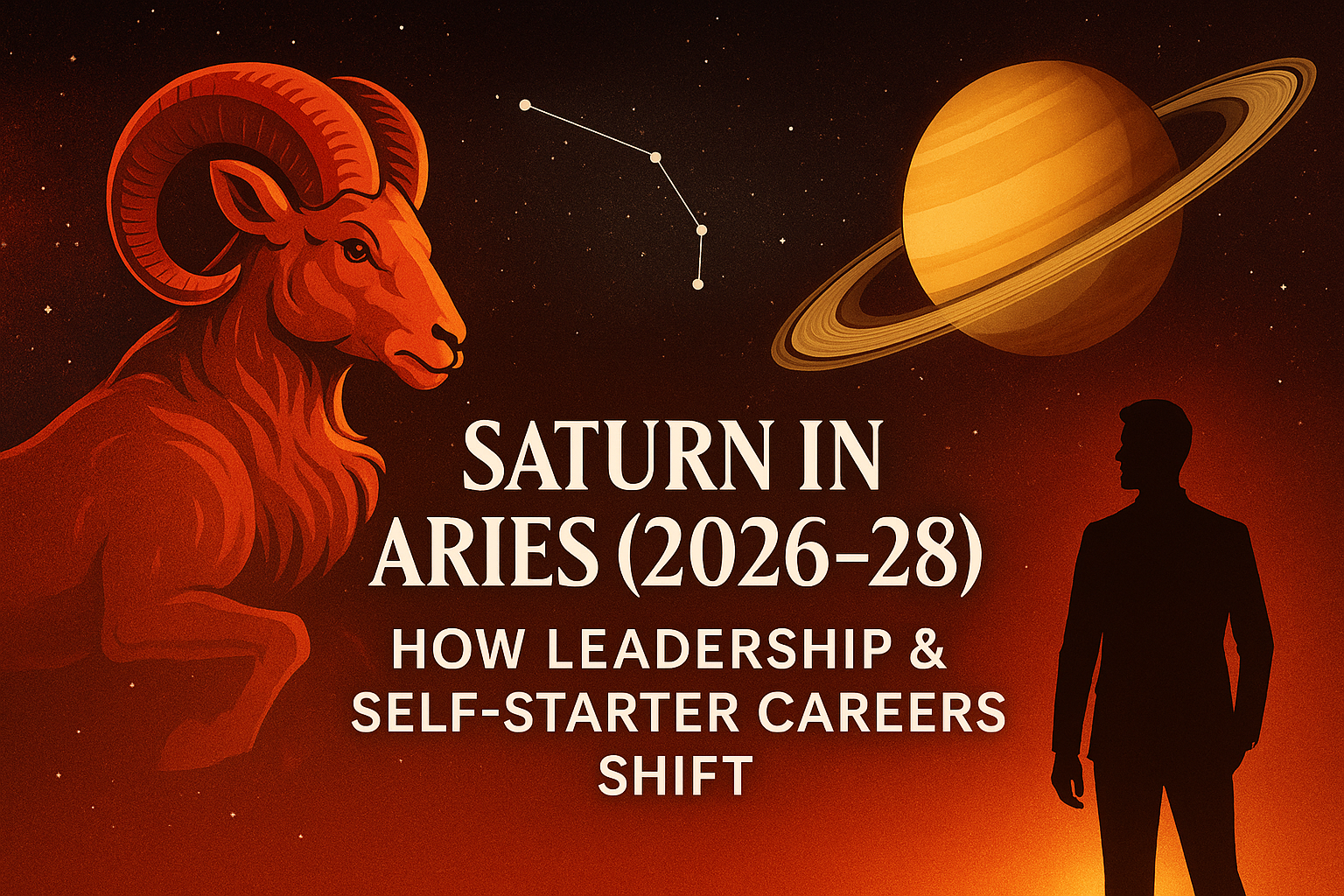 π₯ Saturn in Aries (2026β28) β How Leadership & Self-Starter Careers Shift π₯ Saturn in Aries (2026β28) β How Leadership & Self-Starter Careers Shift