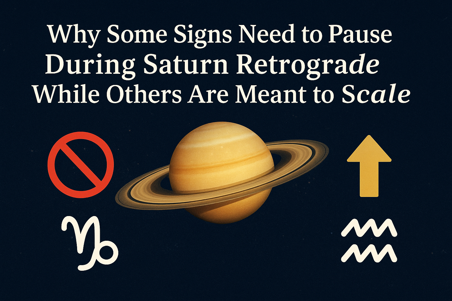 β Why Some Signs Need to Pause During Saturn Retrograde β While Others Are Meant to Scale β Why Some Signs Need to Pause During Saturn Retrograde β While Others Are Meant to Scale