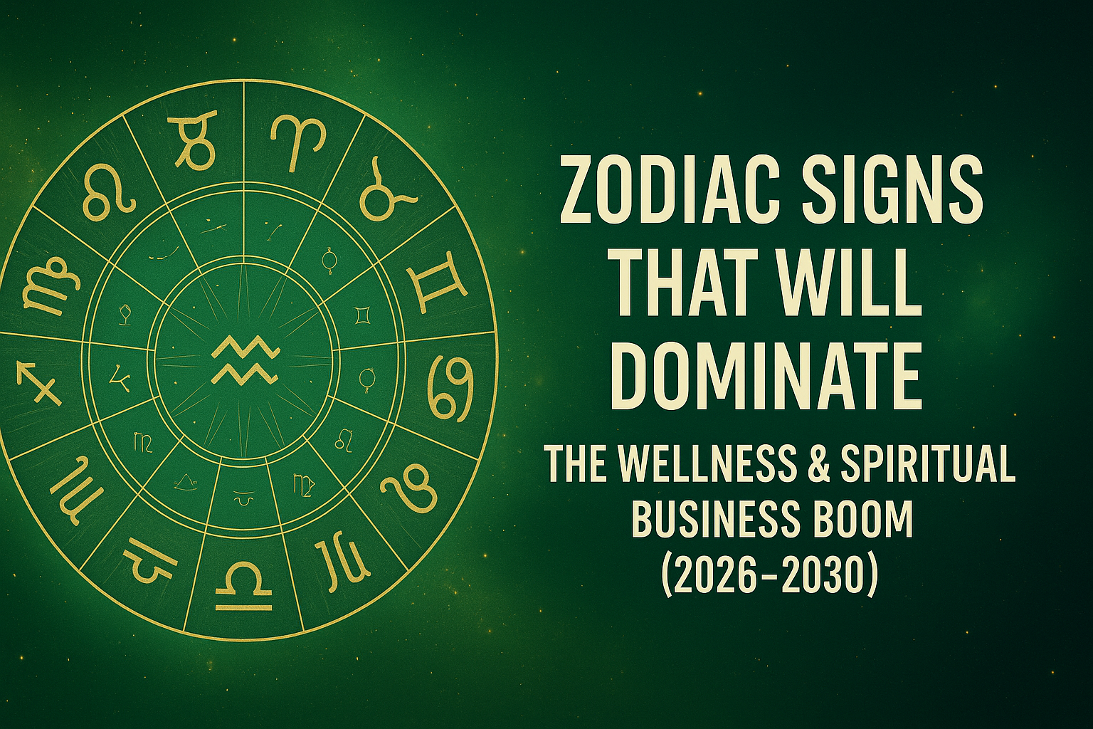 πΏβ¨ Zodiac Signs That Will Dominate the Wellness & Spiritual Business Boom (2026β2030) πΏβ¨ Zodiac Signs That Will Dominate the Wellness & Spiritual Business Boom (2026β2030)