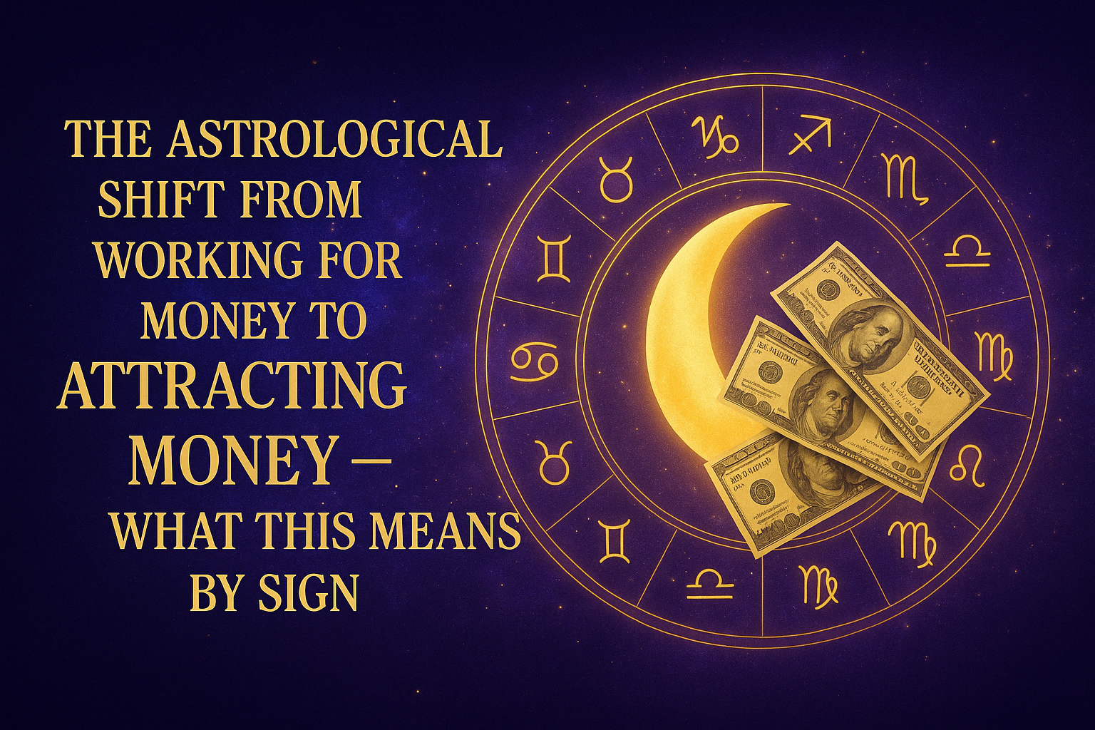 π« The Astrological Shift from Working for Money to Attracting Money β What This Means by Sign π« The Astrological Shift from Working for Money to Attracting Money β What This Means by Sign