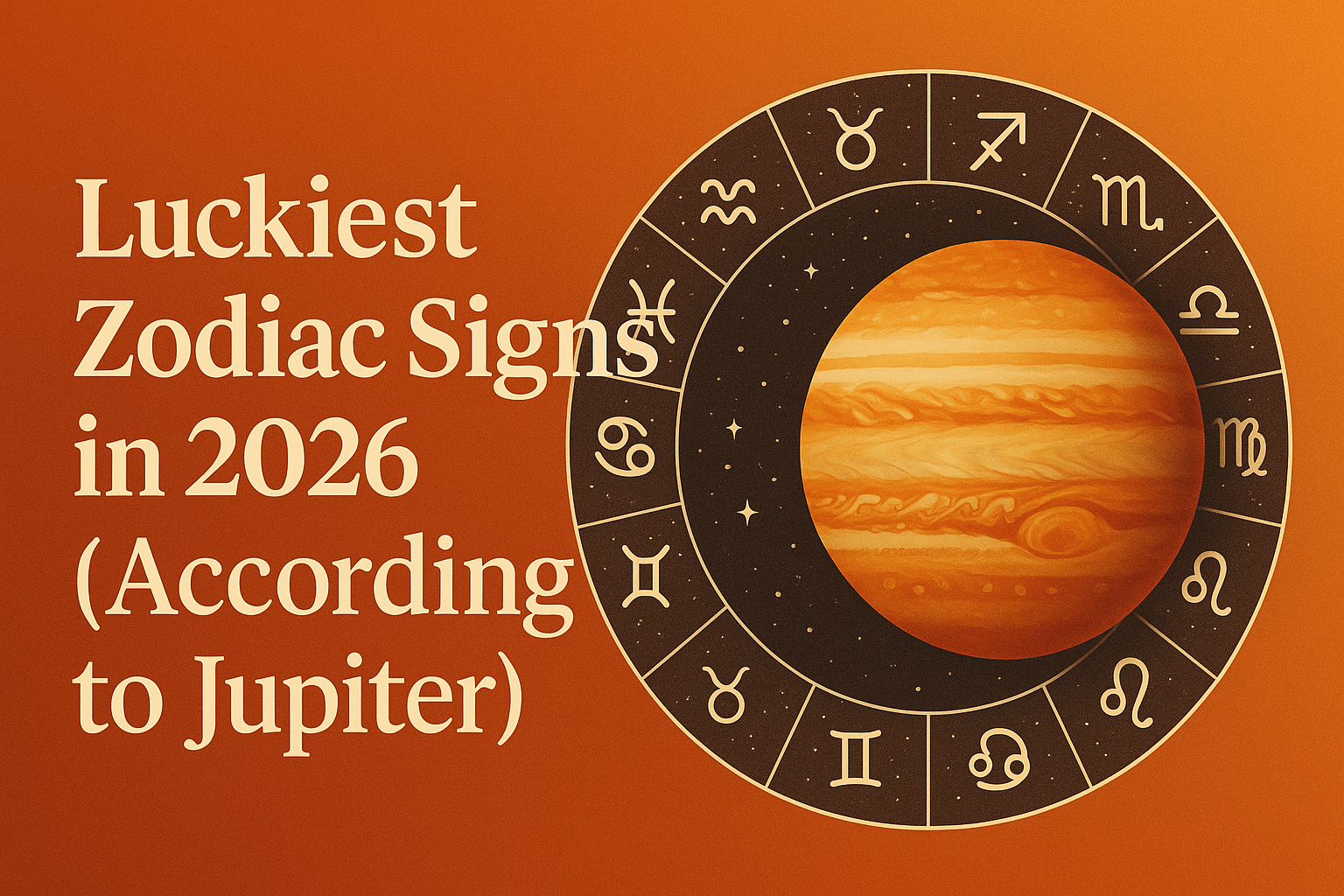 π Luckiest Zodiac Signs in 2026 (According to Jupiter) π Luckiest Zodiac Signs in 2026 (According to Jupiter)