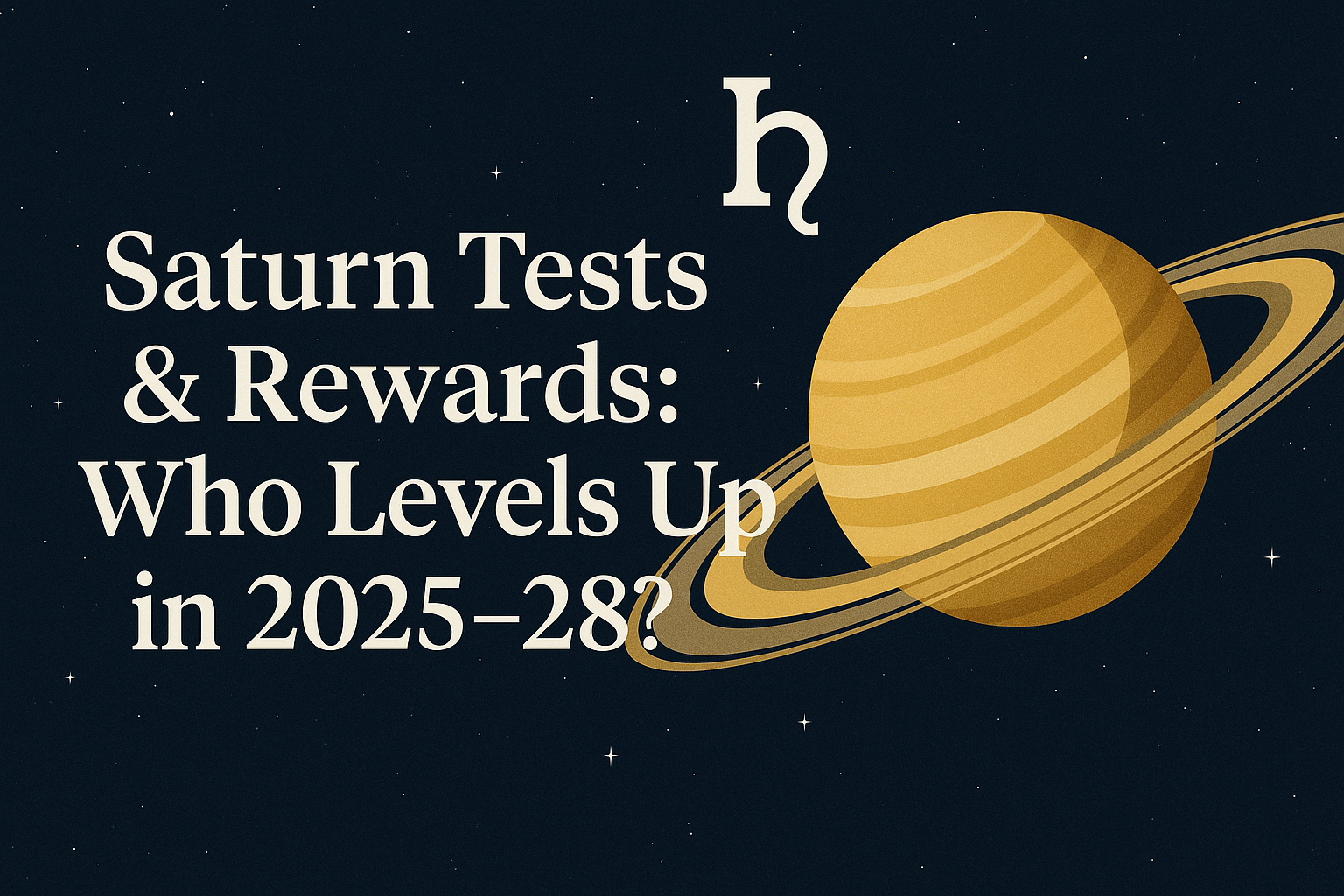 π Saturn Tests & Rewards: Who Levels Up in 2025β28? π Saturn Tests & Rewards: Who Levels Up in 2025β28?