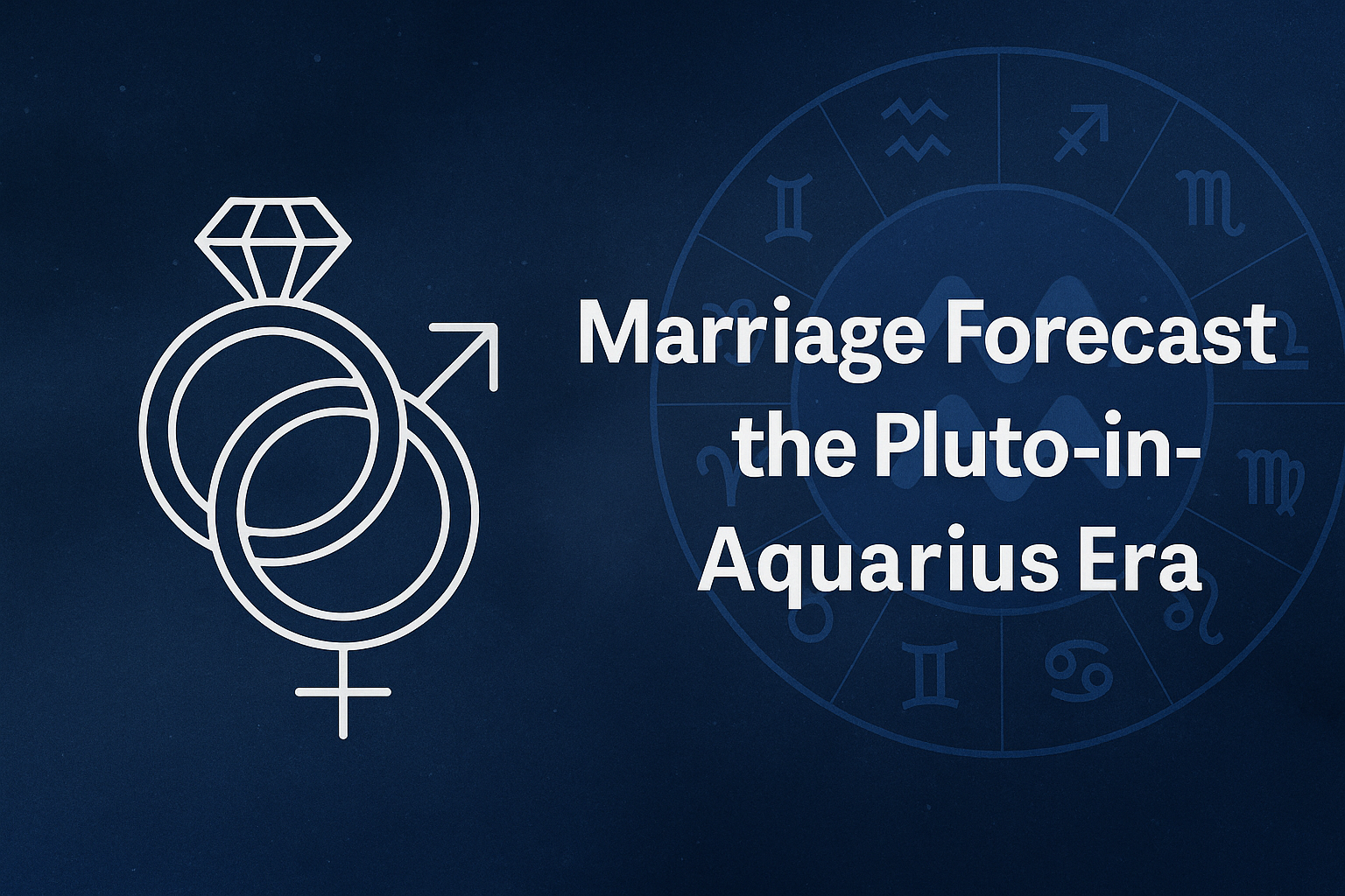 Marriage Forecast in the Pluto-in-Aquarius Era Marriage Forecast in the Pluto-in-Aquarius Era