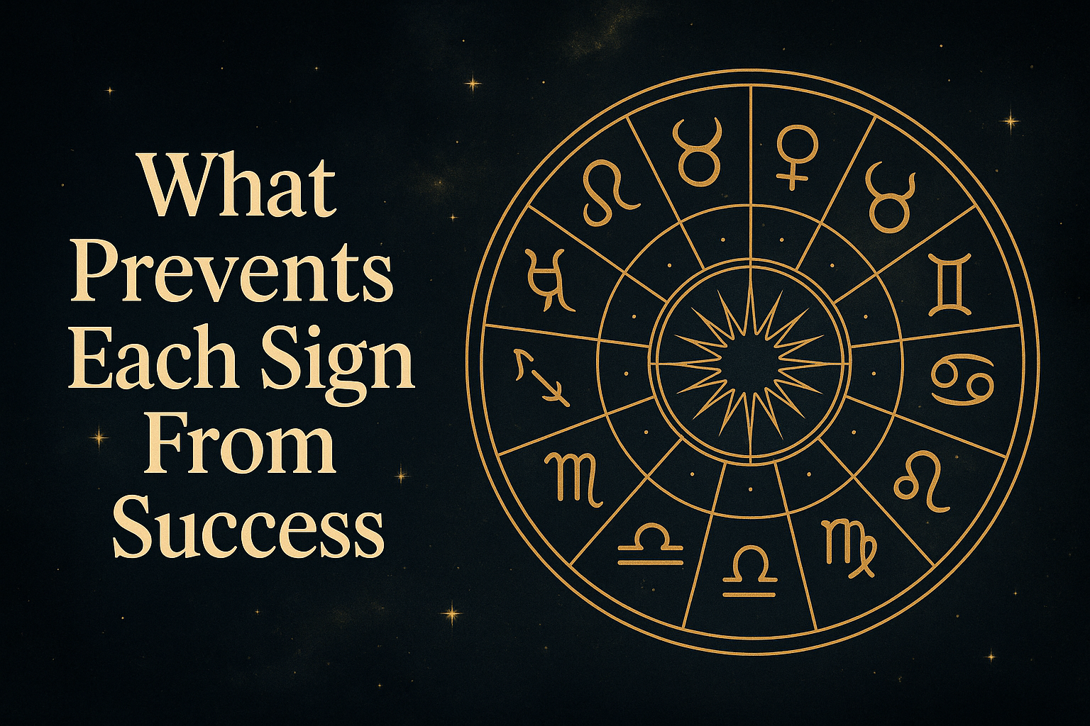 What Prevents Each Sign From Success What Prevents Each Sign From Success