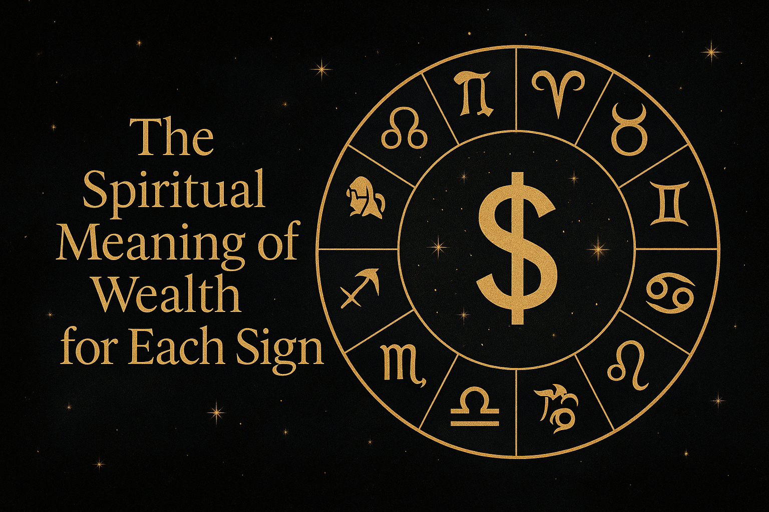 The Spiritual Meaning of Wealth for Each Sign The Spiritual Meaning of Wealth for Each Sign