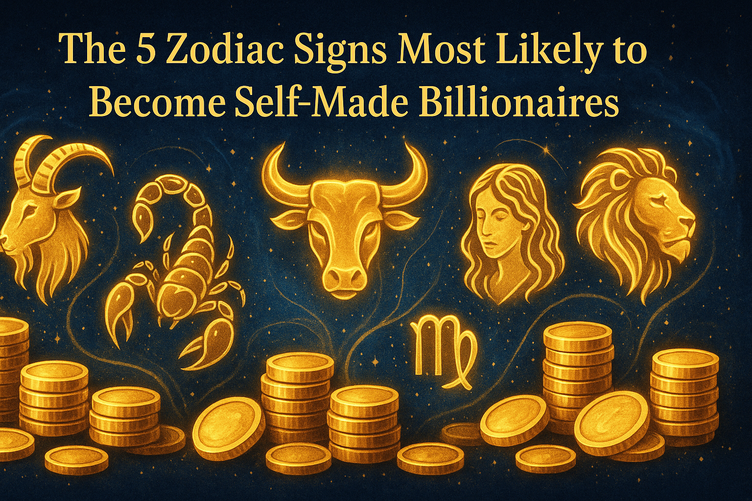 π The 5 Zodiac Signs Most Likely to Become Self-Made Billionaires π The 5 Zodiac Signs Most Likely to Become Self-Made Billionaires