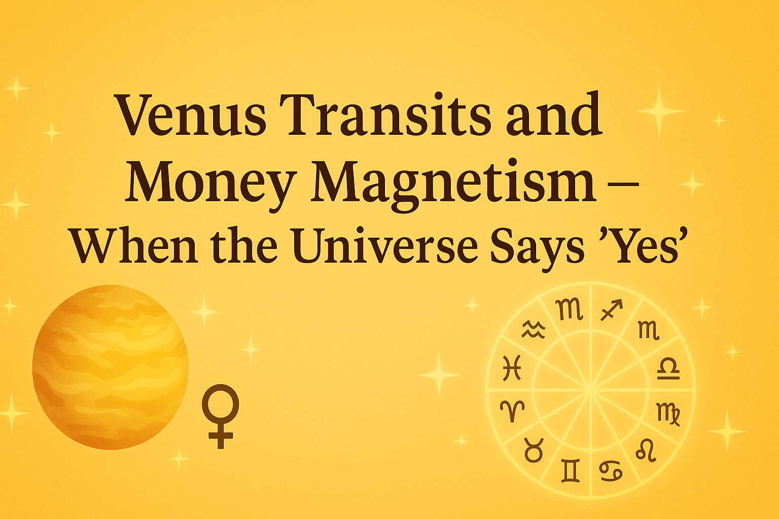 π« Venus Transits and Money Magnetism β When the Universe Says βYesβ π« Venus Transits and Money Magnetism β When the Universe Says βYesβ
