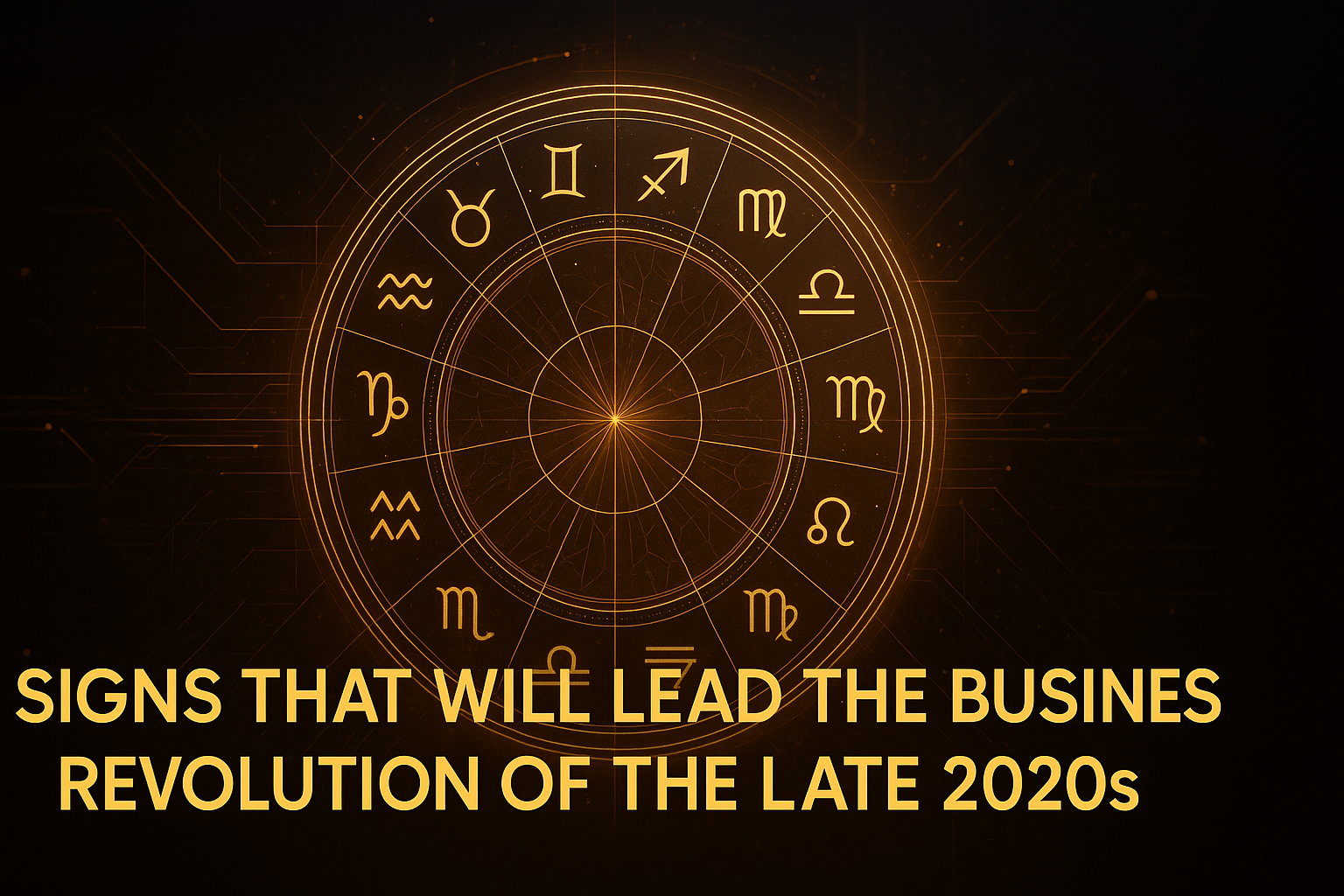 π Signs That Will Lead the Business Revolution of the Late 2020s π Signs That Will Lead the Business Revolution of the Late 2020s