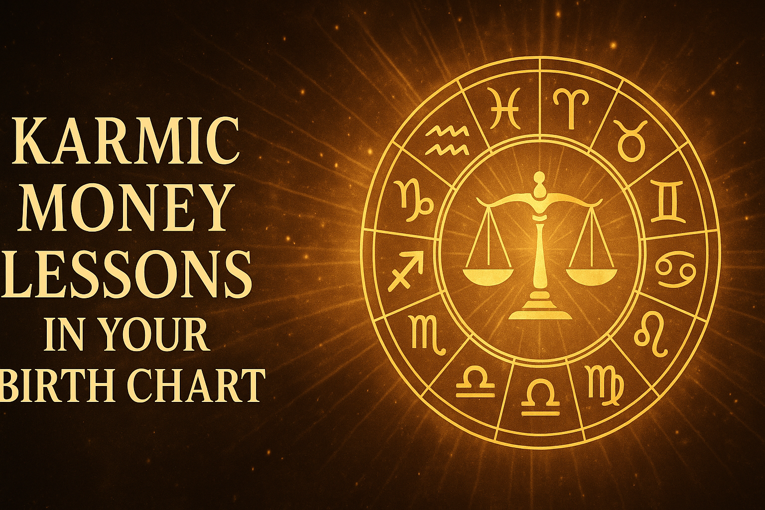 π Karmic Money Lessons in Your Birth Chart π Karmic Money Lessons in Your Birth Chart