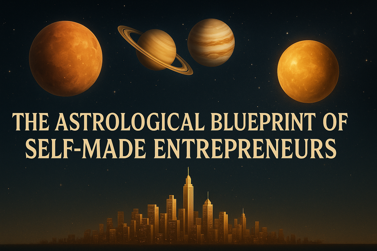 Title: The Astrological Blueprint of Self-Made Entrepreneurs β What the Stars Reveal About Building Your Own Empire ππΌ Title: The Astrological Blueprint of Self-Made Entrepreneurs β What the Stars Reveal About Building Your Own Empire ππΌ