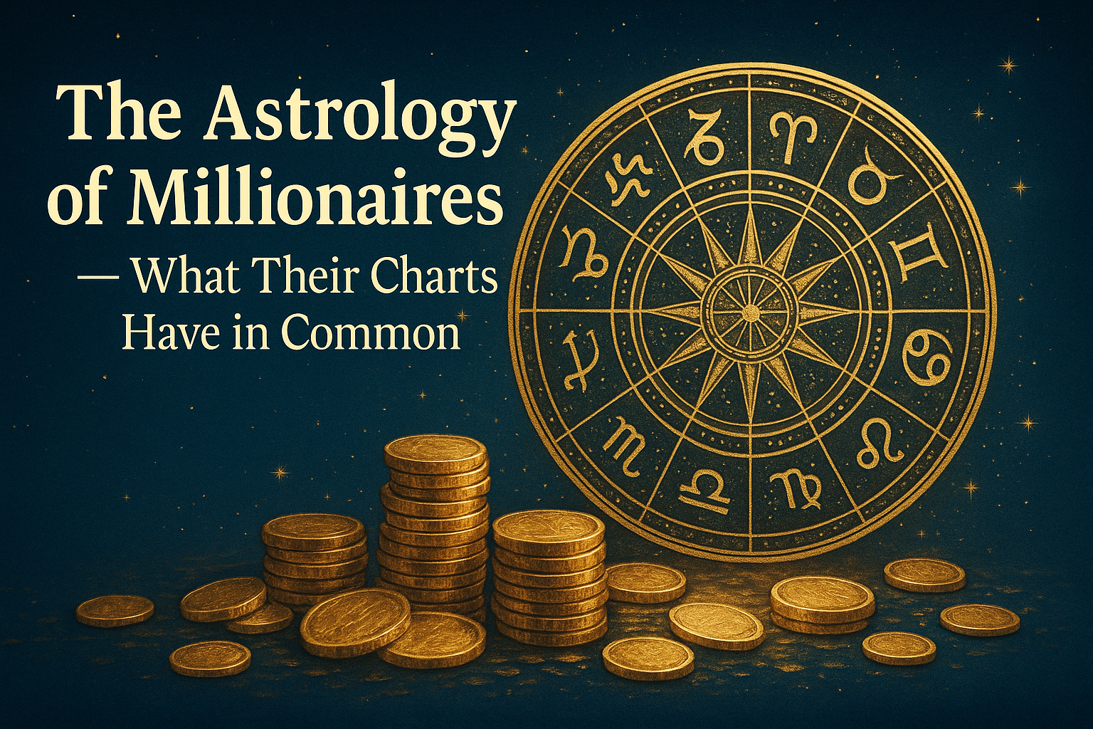 π The Astrology of Millionaires β What Their Charts Have in Common π The Astrology of Millionaires β What Their Charts Have in Common